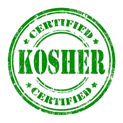 Fake seal: green &ldquo;Certified Kosher&rdquo; stamp